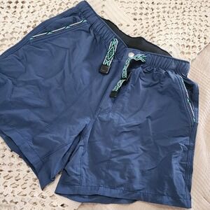 Chubbies The Granolas' Retro Outdoor Shorts 5.5" Men's size Medium Blue